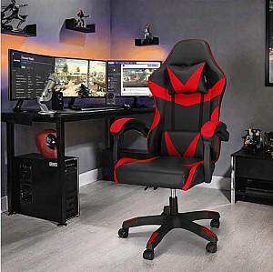 Fotoliu gaming Springos HF0020 Black/Red