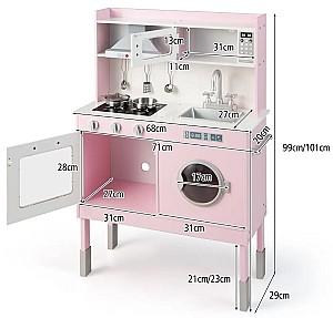 Aparat casnic de jucarie Costway TP10114PI Pink