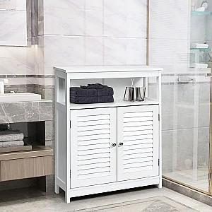 Dulap de baie Costway HW65847WH