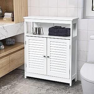 Dulap de baie Costway HW65847WH