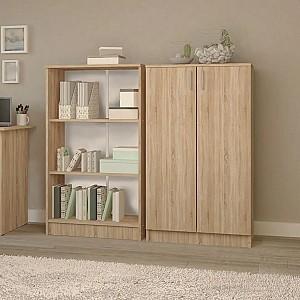 Comoda Haaus Flint 2U Stejar Sonoma (Bej)