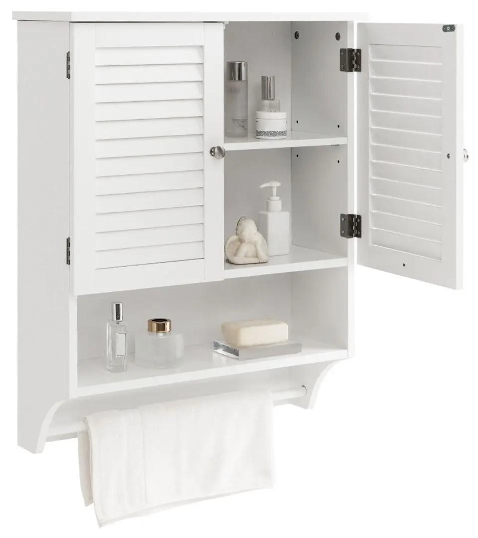 Dulap de baie Costway BA7874WH