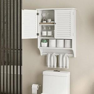 Dulap de baie Costway BA7874WH