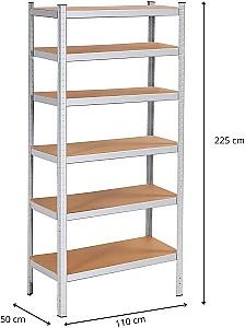 Rafturi pentru depozitare Springos HA5213 Silver