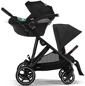 Carucior pentru gemeni Cybex Gazelle S BLK BP Moon Black