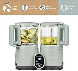 Robot de bucatarie Babymoov Nutribaby Glass Celadon Green