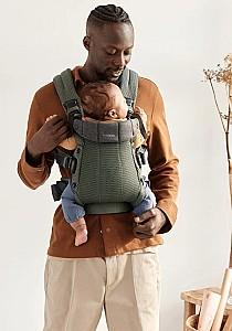 Marsupiu pentru bebelusi BabyBjorn Harmony Dark Green