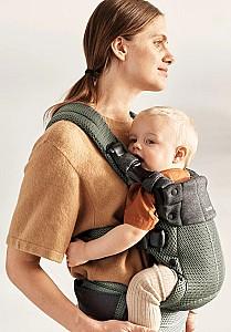 Marsupiu pentru bebelusi BabyBjorn Harmony Dark Green