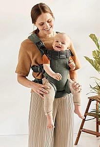 Marsupiu pentru bebelusi BabyBjorn Harmony Dark Green