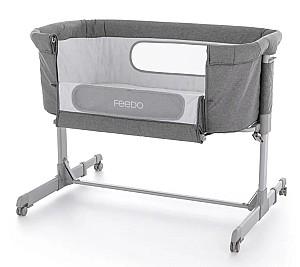 Patut copii FEEDO 2in1 Grey