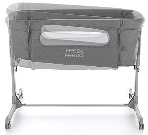 Patut copii FEEDO 2in1 Grey