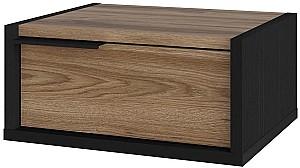 Noptiera Showdeko ECO Negru/Nuc (Maro)