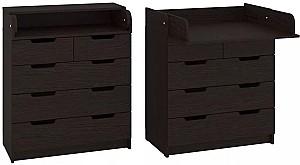 Comoda copii Pehotin K-3+3 Wenge Intunecat