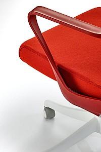 Fotoliu de birou Halmar Vesuvio 2 Teracota (Rosu) / Alb