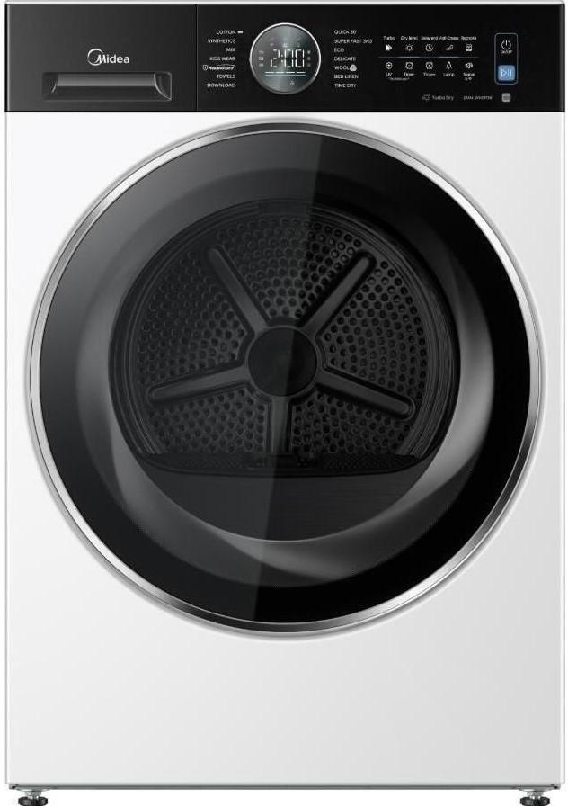 Masina de uscat rufe Midea MD210H100BW/W-HR