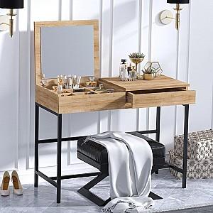 Masa de machiaj Trendy Linda Stejar (Bej)/Negru