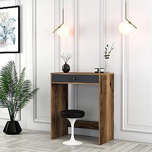 Masa de machiaj Trendy Lizbon Nuc (Maro)/Antracit (Gri)