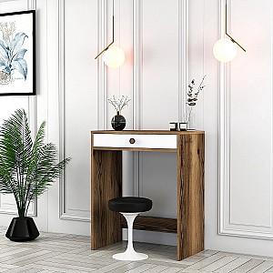 Masa de machiaj Trendy Lizbon Nuc (Maro)/Alb