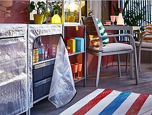 Etajera IKEA Hyllis Inox