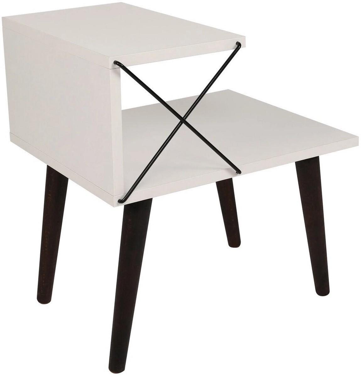 Noptiera Trendy Cruce Alb
