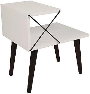 Noptiera Trendy Cruce Alb