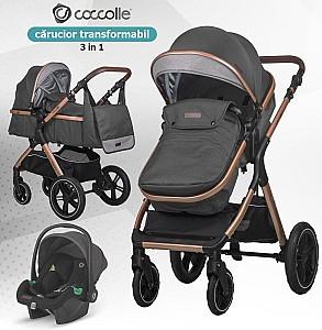 Carucior 3 in 1 Coccolle Melora Diamond Black