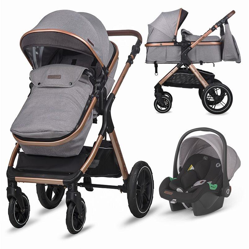 Carucior 3 in 1 Coccolle Melora Moonlit Grey