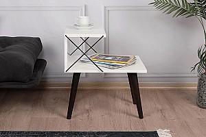 Noptiera Trendy Cruce Alb