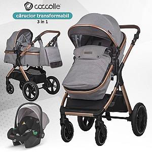 Carucior 3 in 1 Coccolle Melora Moonlit Grey