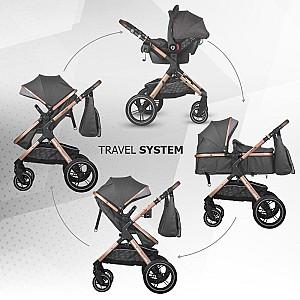 Carucior 3 in 1 Coccolle Melora Diamond Black