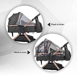 Carucior 3 in 1 Coccolle Melora Diamond Black