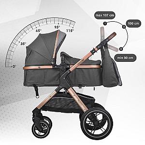 Carucior 3 in 1 Coccolle Melora Diamond Black