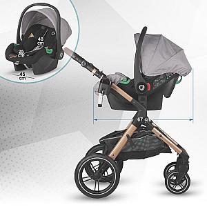 Carucior 3 in 1 Coccolle Melora Moonlit Grey