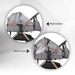 Carucior 3 in 1 Coccolle Melora Moonlit Grey