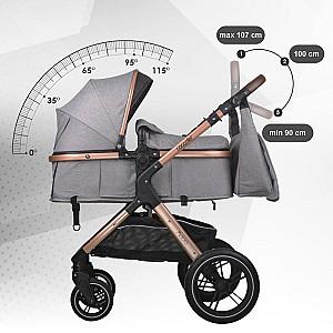 Carucior 3 in 1 Coccolle Melora Moonlit Grey