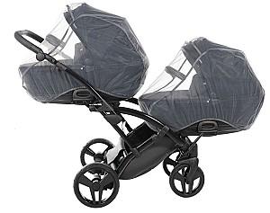Carucior pentru gemeni Junama Duo Slim Space 03 Black 2/1