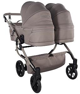 Carucior pentru gemeni Junama Cappuccino V4