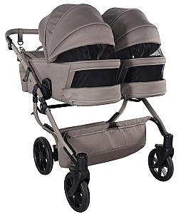 Carucior pentru gemeni Junama Cappuccino V4