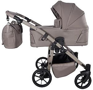Carucior pentru gemeni Junama Cappuccino V4