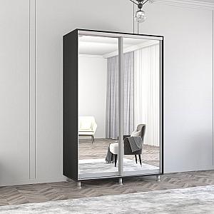 Dulap-cupe Mobildor Lux Aron 140 (2 oglinzi) Antracit