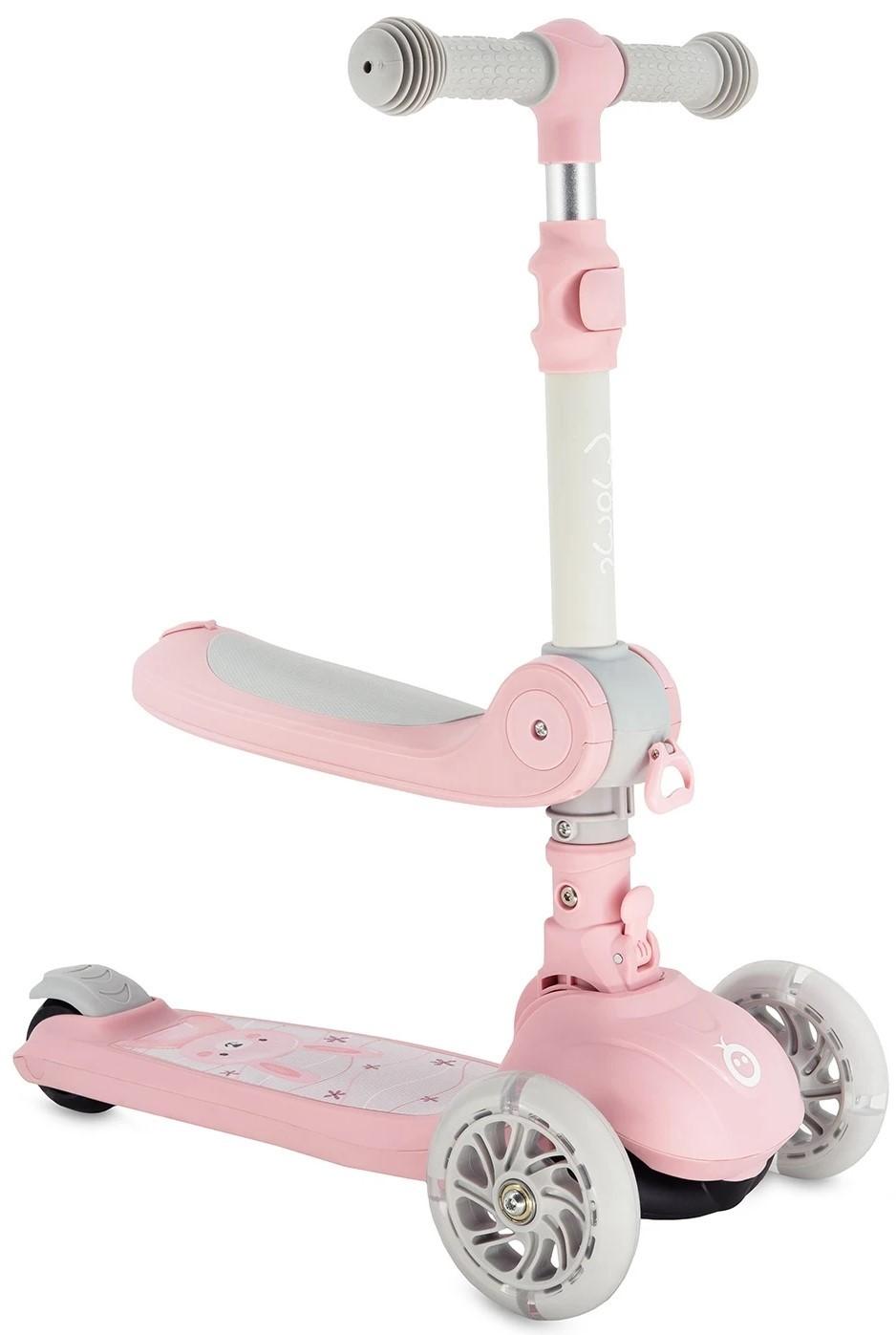 Trotineta MoMi Debe 2in1 Pink (HULA00018)