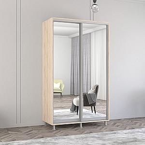 Dulap-cupe Mobildor Lux Aron 140 (2 oglinzi) Stejar Sonoma