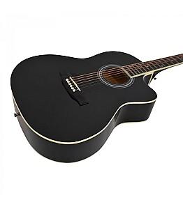 Chitara acustica Flame  CAG 230 C BK