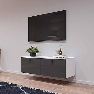 Tumba pentru televizor Mobildor Lux ZEN 1.2m Alb/Antracit