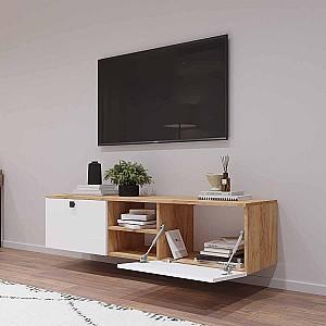 Tumba pentru televizor Mobildor Lux ZEN 1.6m Sonoma/Alb