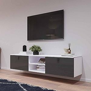 Tumba pentru televizor Mobildor Lux ZEN 1.8m Alb/Antracite
