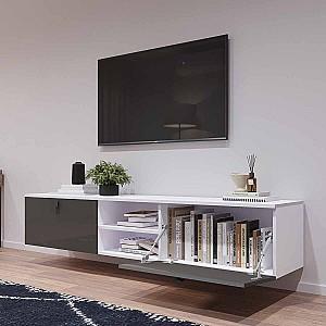 Tumba pentru televizor Mobildor Lux ZEN 2.0m Alb/Antracit