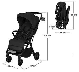 Carucior de plimbare Lionelo Cloe Plus Black Onyx