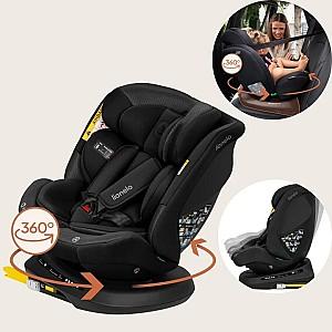 Scaun auto copii Lionelo Bastiaan Plus Black Carbon