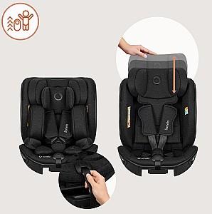 Scaun auto copii Lionelo Moxie Next Black Carbon